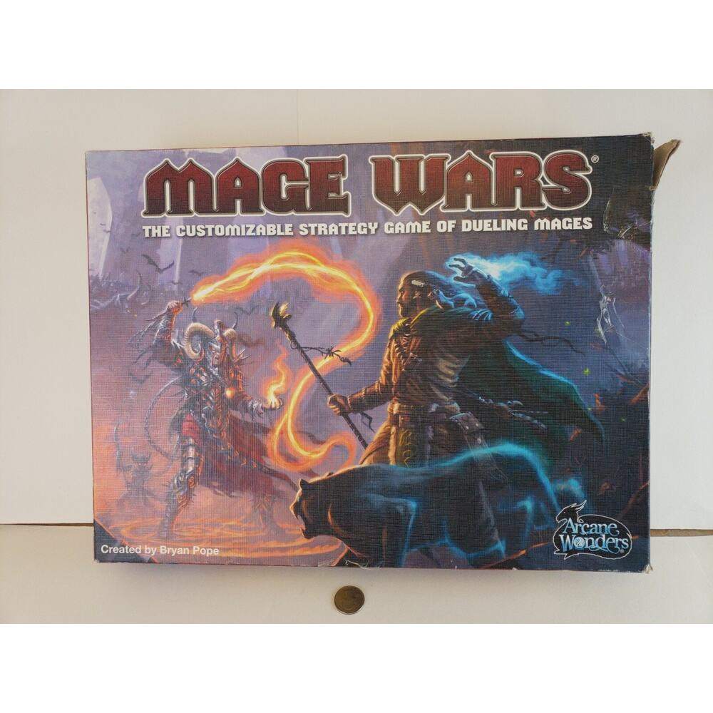 Mage Wars Board Game Arcane Wonders Original Core set